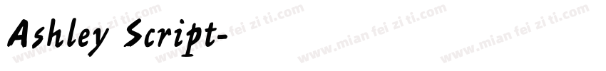 Ashley Script字体转换